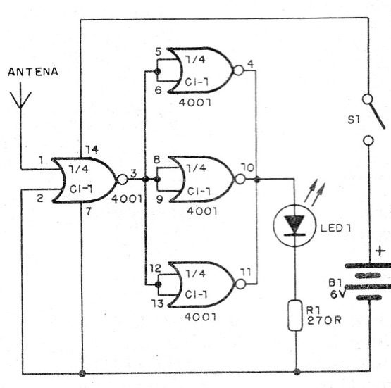   Figura 6 – Circuito com LED
