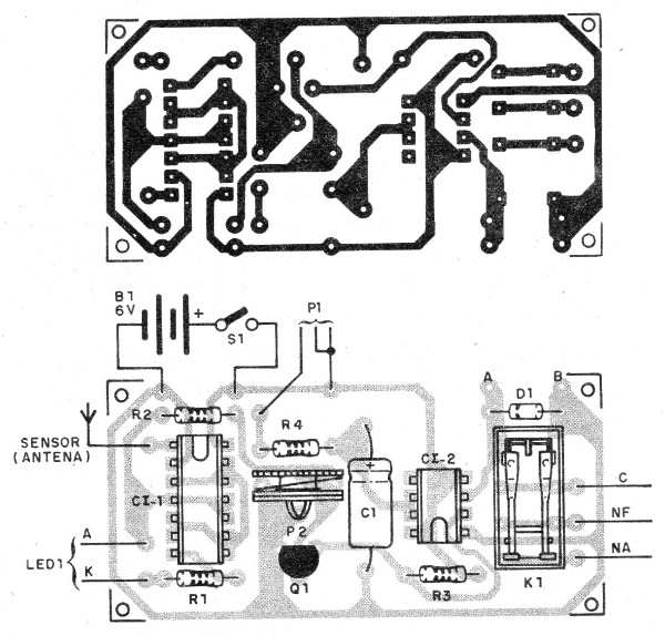 Figura 9 – Placa de circuito impresso para a segunda versão
Figura 9 – Placa de circuito impresso para a segunda versão