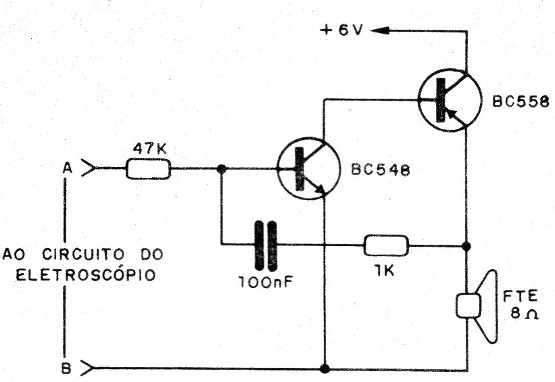 Figura 10 – Oscilador para indicação sonora de carga
Figura 10 – Oscilador para indicação sonora de carga
