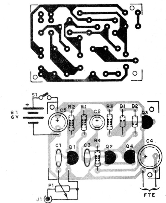 Figura 3 – Placa para a montagem
Figura 3 – Placa para a montagem