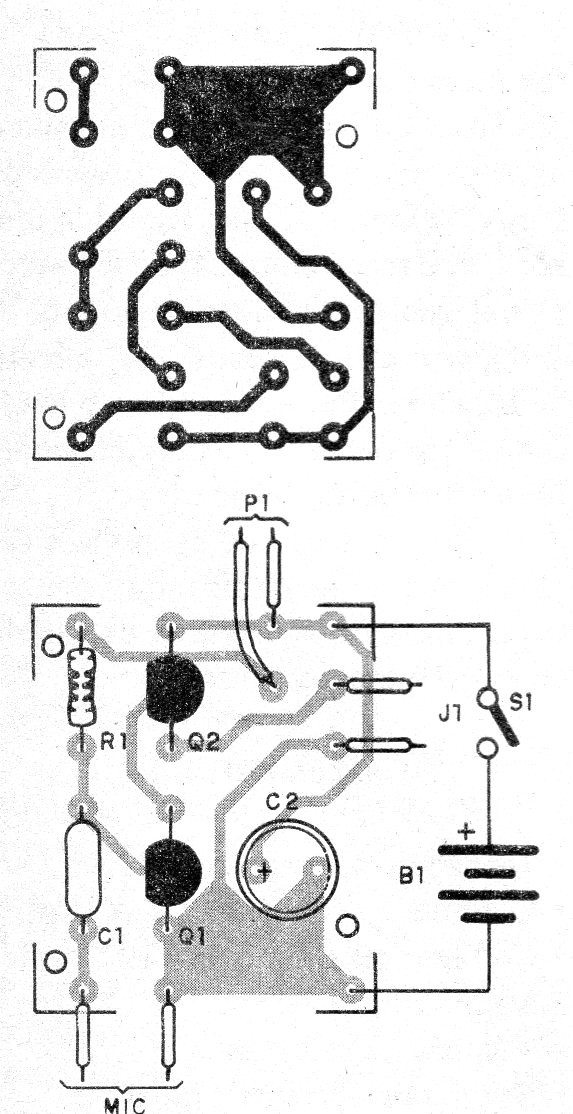 Figura 4 – Placa de circuito impresso para a montagem
Figura 4 – Placa de circuito impresso para a montagem