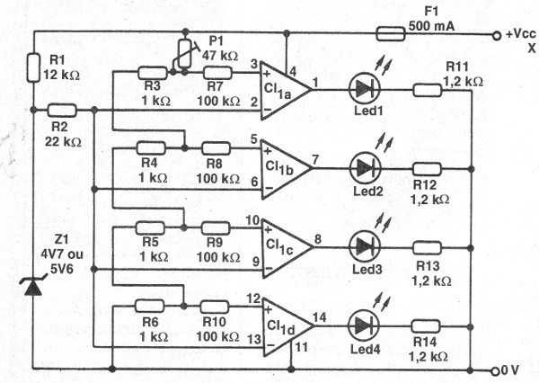    Figura 1 – Diagrama do monitor de tensão
