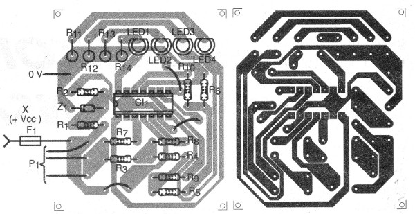    Figura 2 – Placa para a montagem
