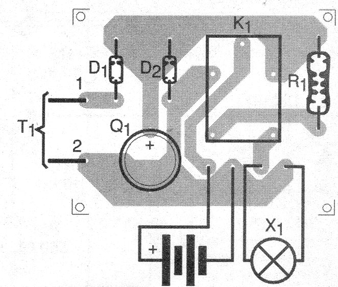    Figura 2 – Placa de circuito impresso para a montagem
