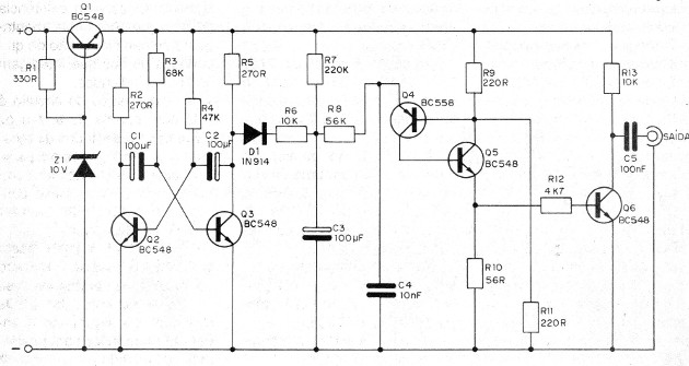    Figura 1 – Diagrama da sirene
