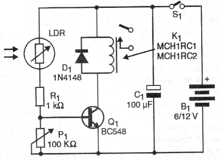 Figura 1 – Relé de luz
Figura 1 – Relé de luz