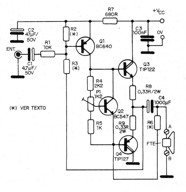 Figura 4 – Diagrama do amplificador
Figura 4 – Diagrama do amplificador