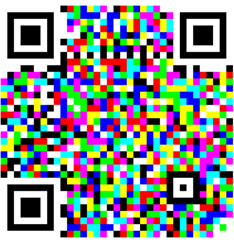 figura 6 – QR Code usando cores
figura 6 – QR Code usando cores