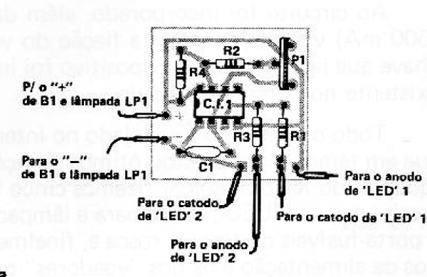 Fig. 7 — Distribuição dos componentes na montagem em versão compacta.
Fig. 7 — Distribuição dos componentes na montagem em versão compacta.
