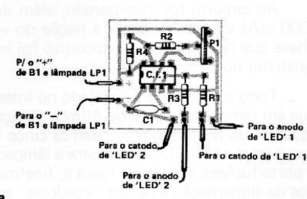 Fig. 7 — Distribuição dos componentes na montagem em versão compacta.
