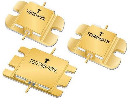 Figura 12 – Transistores de GaN de potência capazes de operar em frequências acima de 10 GHz.
