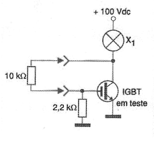 Figura 24 – Teste dinâmico do IGBT                            
