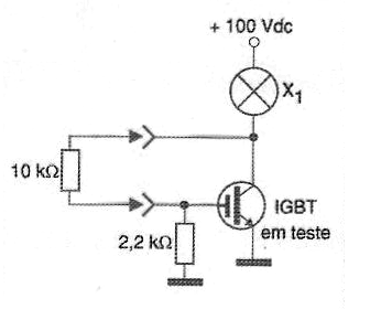 Figura 24 – Teste dinâmico do IGBT                            
