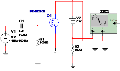    Figura 28 – Circuito de teste para IGBT
