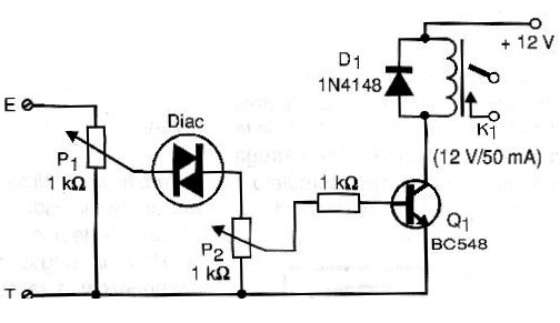 Figura 18 – Sensor de tensão usando diac
