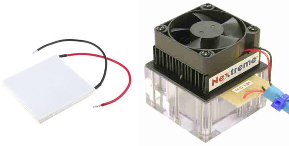 Figura 12 – Dissipador de estado sólido combinado com fan
Figura 12 – Dissipador de estado sólido combinado com fan