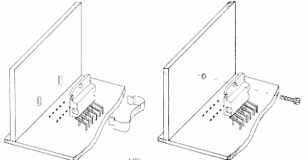 Figura 29 – Circuitos integrados SIL em dissipadores.
Figura 29 – Circuitos integrados SIL em dissipadores.