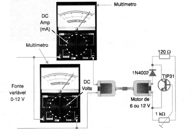 Figura 8 – Usando um reostato eletrônico
