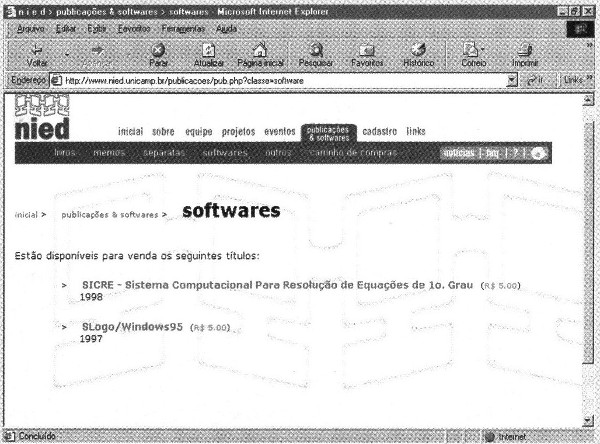 Fazendo o download do programa SuperLogo a partir do site.
Fazendo o download do programa SuperLogo a partir do site.