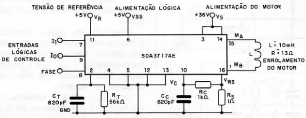 Circuito para teste e aplicação.
Circuito para teste e aplicação.