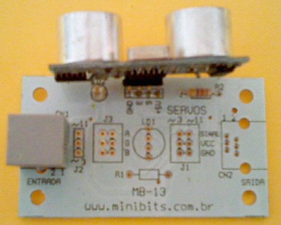Figura 5 – O módulo ultrassônico
Figura 5 – O módulo ultrassônico