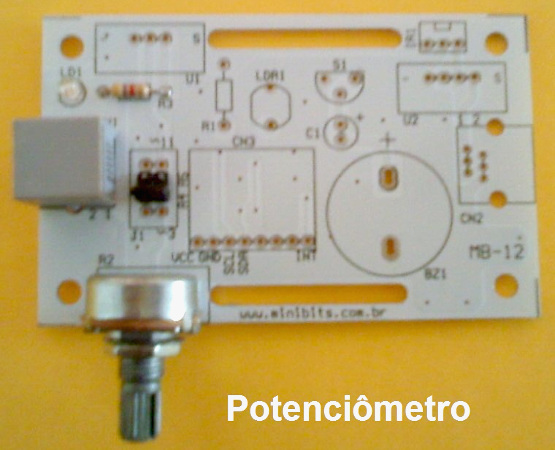 Figura 9 – O potenciômetro.
Figura 9 – O potenciômetro.