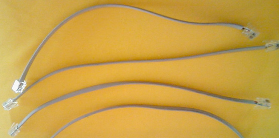 Figura 12 - Os cabos de conexão dos BITs ou módulos.
