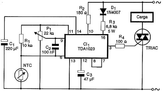 Diagrama do termostato Diagrama do termostato
