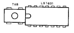 Invólucro do LB1601. 