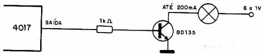 Driver para lâmpadas de 6 e 12 V. Driver para lâmpadas de 6 e 12 V.