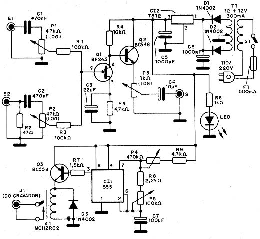 Diagrama completo do aparelho 