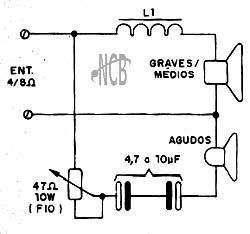 Divisor ajustável com potenciômetro. Divisor ajustável com potenciômetro.
