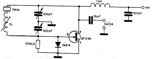 VXO para 7 MHz. VXO para 7 MHz.