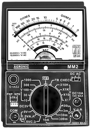 Multímetro analógico. Multímetro analógico.