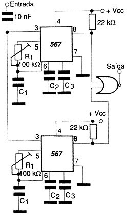 Circuito de exemplo. Circuito de exemplo.