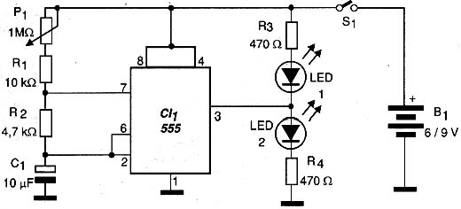 Diagrama de blocos do circuito. 