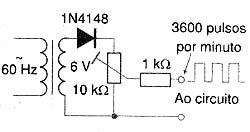 Este circuito gera 3.600 pulsos. Este circuito gera 3.600 pulsos.