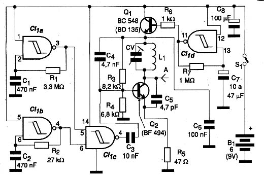 Diagrama completo do transmissor. Diagrama completo do transmissor.