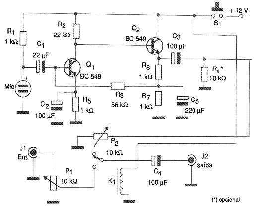 Diagrama completo do sistema. Diagrama completo do sistema.