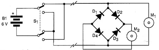 Controle de 2 motores usando a ponte retificadora. Controle de 2 motores usando a ponte retificadora.