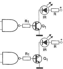Usando um transistor comum, Darlingtons ou Power FETs para excitar o LED. Usando um transistor comum, Darlingtons ou Power FETs para excitar o LED.