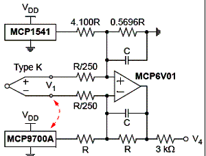 Figura 9 - Outra configuração para par-termoelétrico com circuito regulador de tensão. Figura 9 - Outra configuração para par-termoelétrico com circuito regulador de tensão.