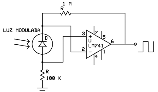 Figura 9 - Receptor com operacional. Figura 9 - Receptor com operacional.