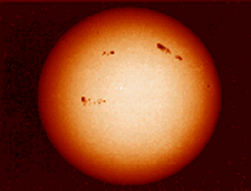 Figura 1 - Manchas solares - Foto NASA Figura 1 - Manchas solares - Foto NASA