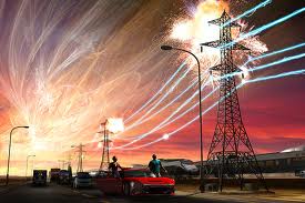 Figura 3 - Alegoria da internet prevendo o fim do mundo por uma tempestade solar. Figura 3 - Alegoria da internet prevendo o fim do mundo por uma tempestade solar.