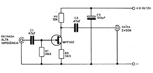 Pré-Amplificador Para Microfone Pré-Amplificador Para Microfone
