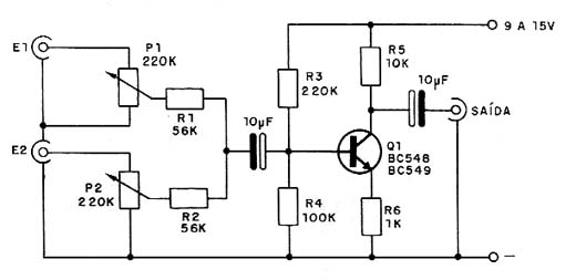 Mixer com Transistor Bipolar Mixer com Transistor Bipolar