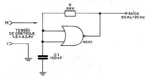 VCO CMOS 4001 VCO CMOS 4001