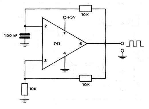  Astável com o 741 