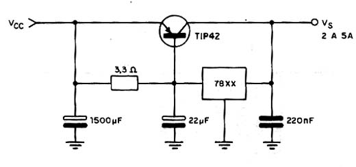 Fonte Até 4 A com o 78XX Fonte Até 4 A com o 78XX